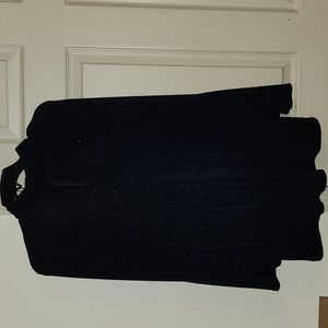 Nygard navy sparkling shirt